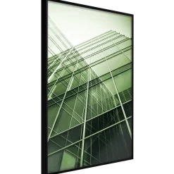 Poster 'Steel and Glass (Green)'