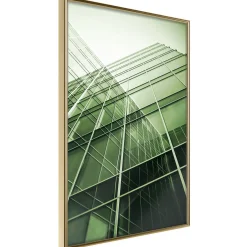 Poster 'Steel and Glass (Green)'