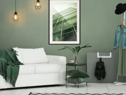 Poster 'Steel and Glass (Green)'