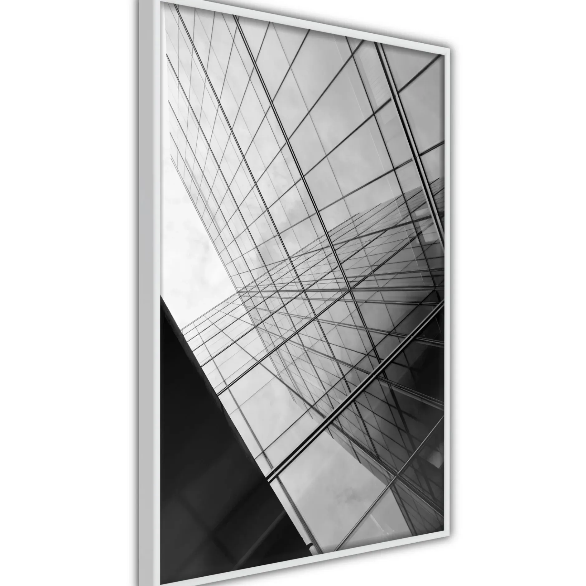 Poster 'Steel and Glass (Grey)'