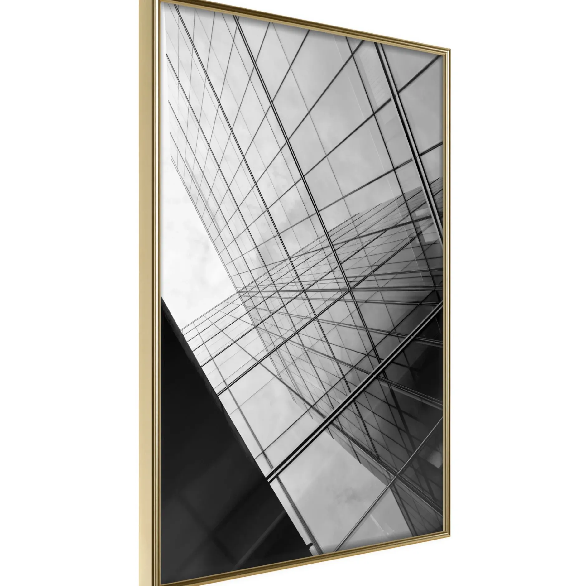 Poster 'Steel and Glass (Grey)'