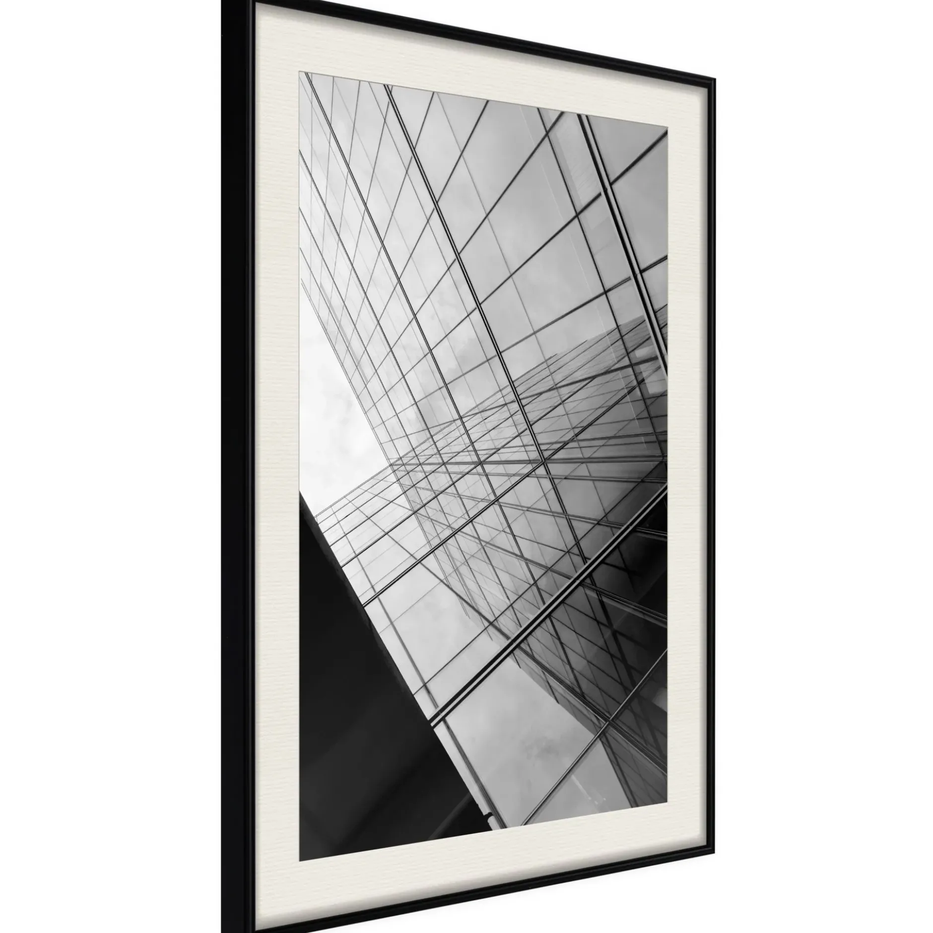 Poster 'Steel and Glass (Grey)'