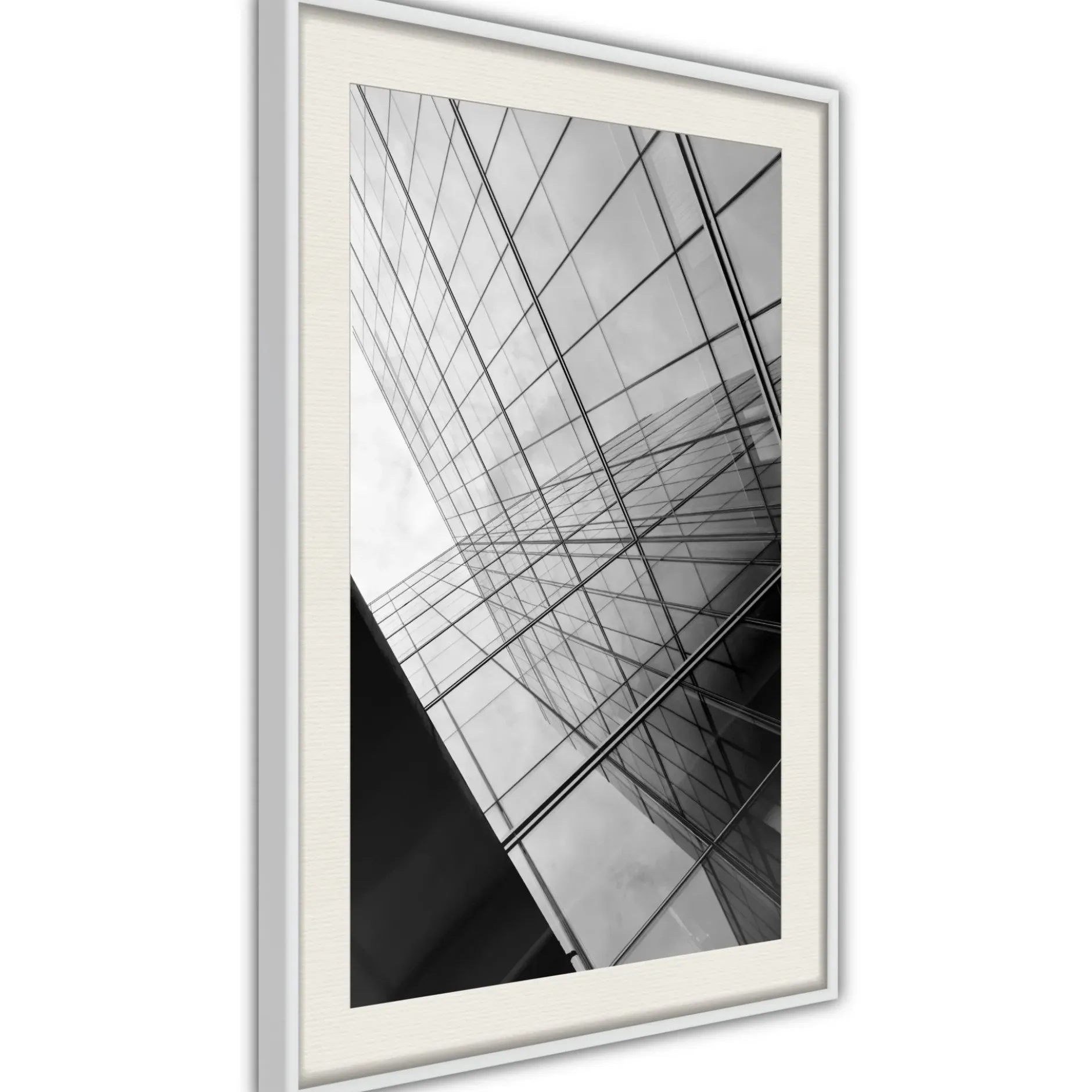 Poster 'Steel and Glass (Grey)'
