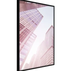 Poster 'Steel and Glass (Pink)'