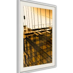 Poster 'Steel and Glass (Yellow)'