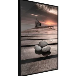 Poster 'Stones on the Pier'