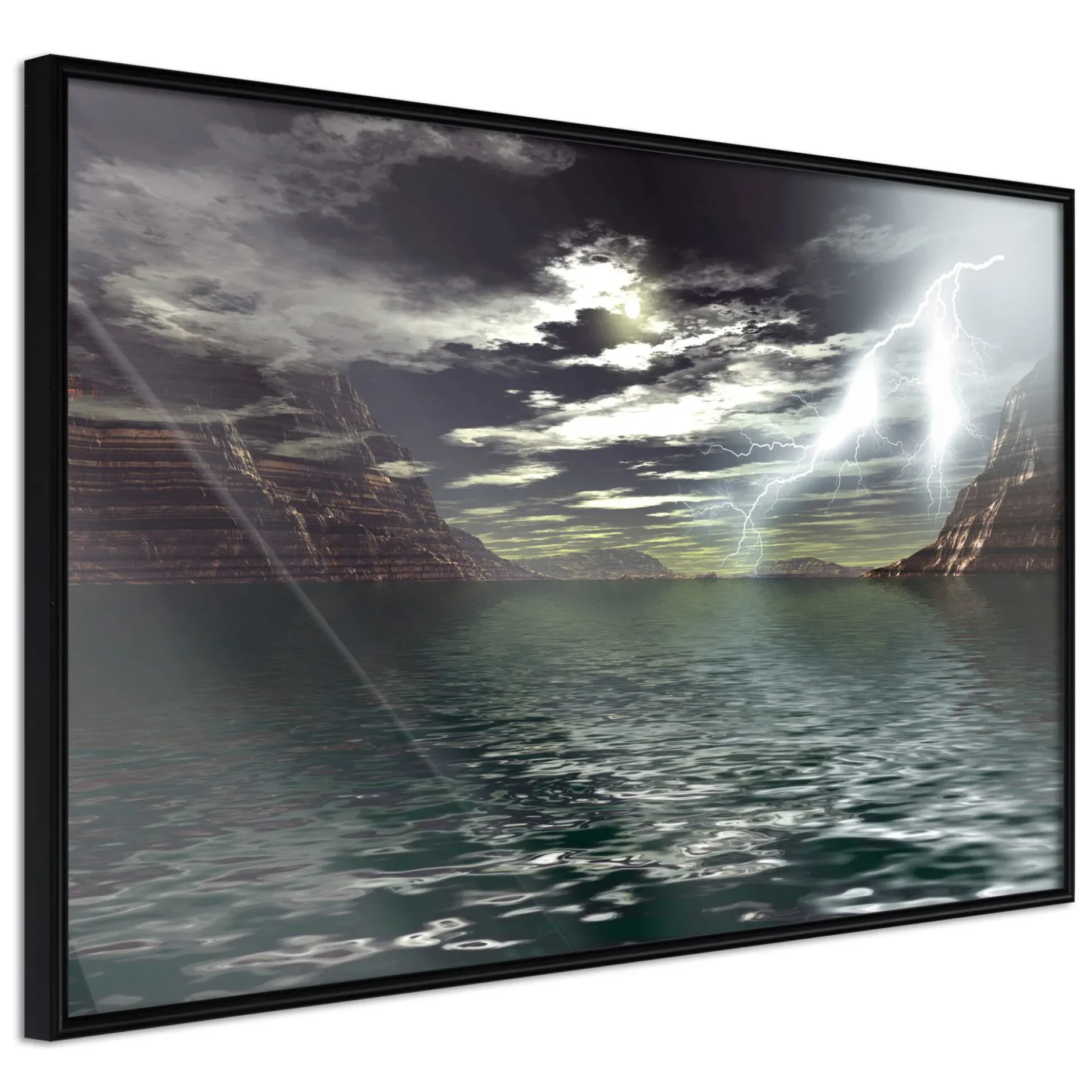 Poster 'Storm on the Lake'