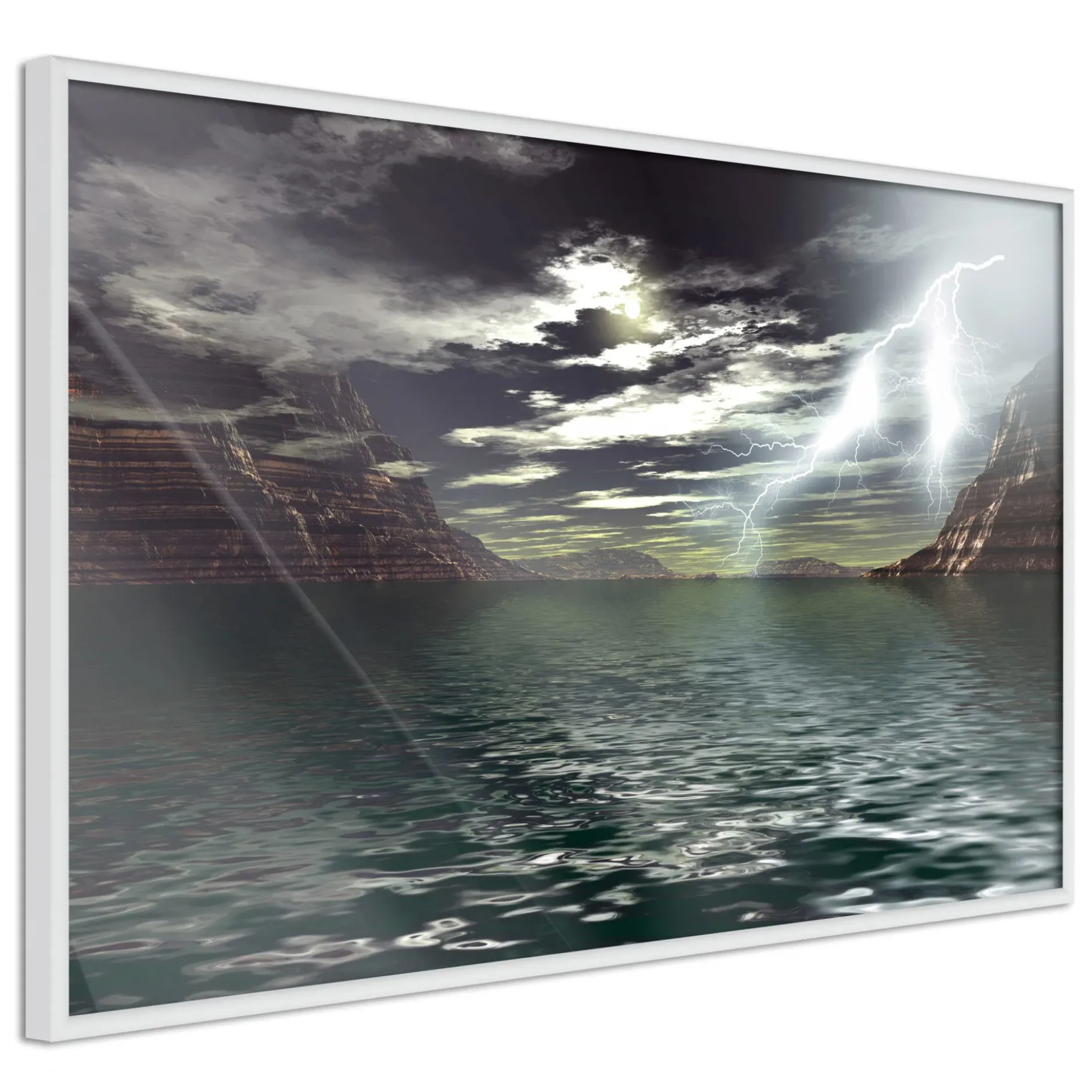 Poster 'Storm on the Lake'