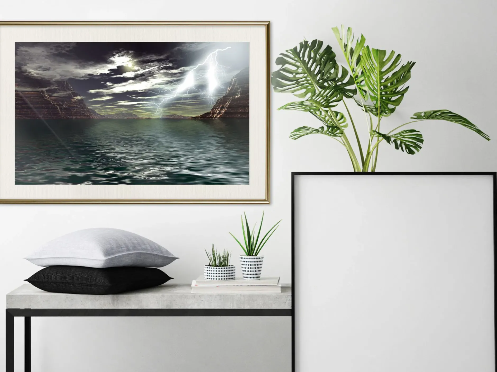 Poster 'Storm on the Lake'