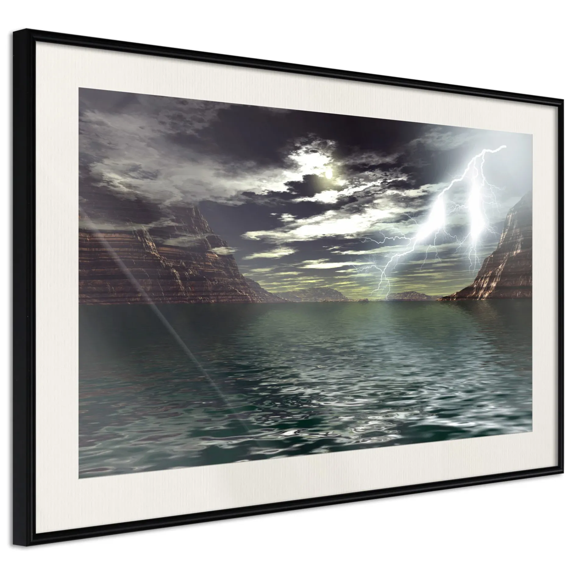 Poster 'Storm on the Lake'