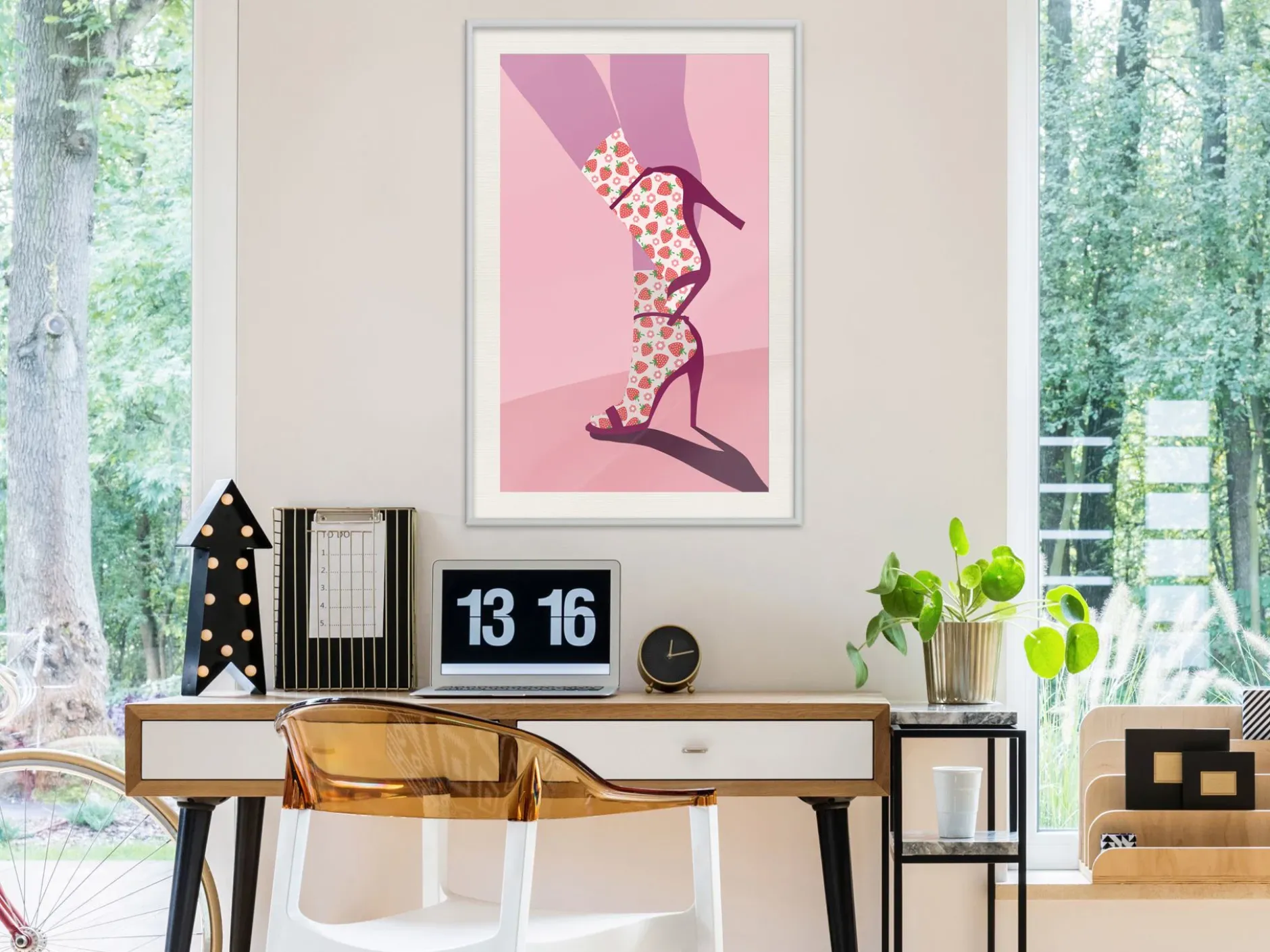 Poster 'Strawberry Socks'