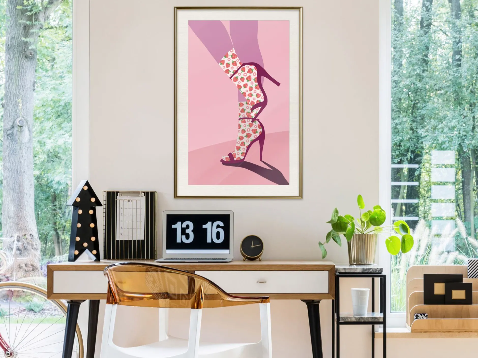 Poster 'Strawberry Socks'