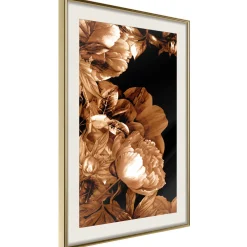 Poster 'Summer Flowers in Sepia'