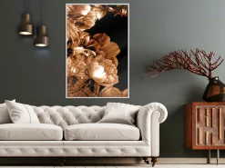 Poster 'Summer Flowers in Sepia'
