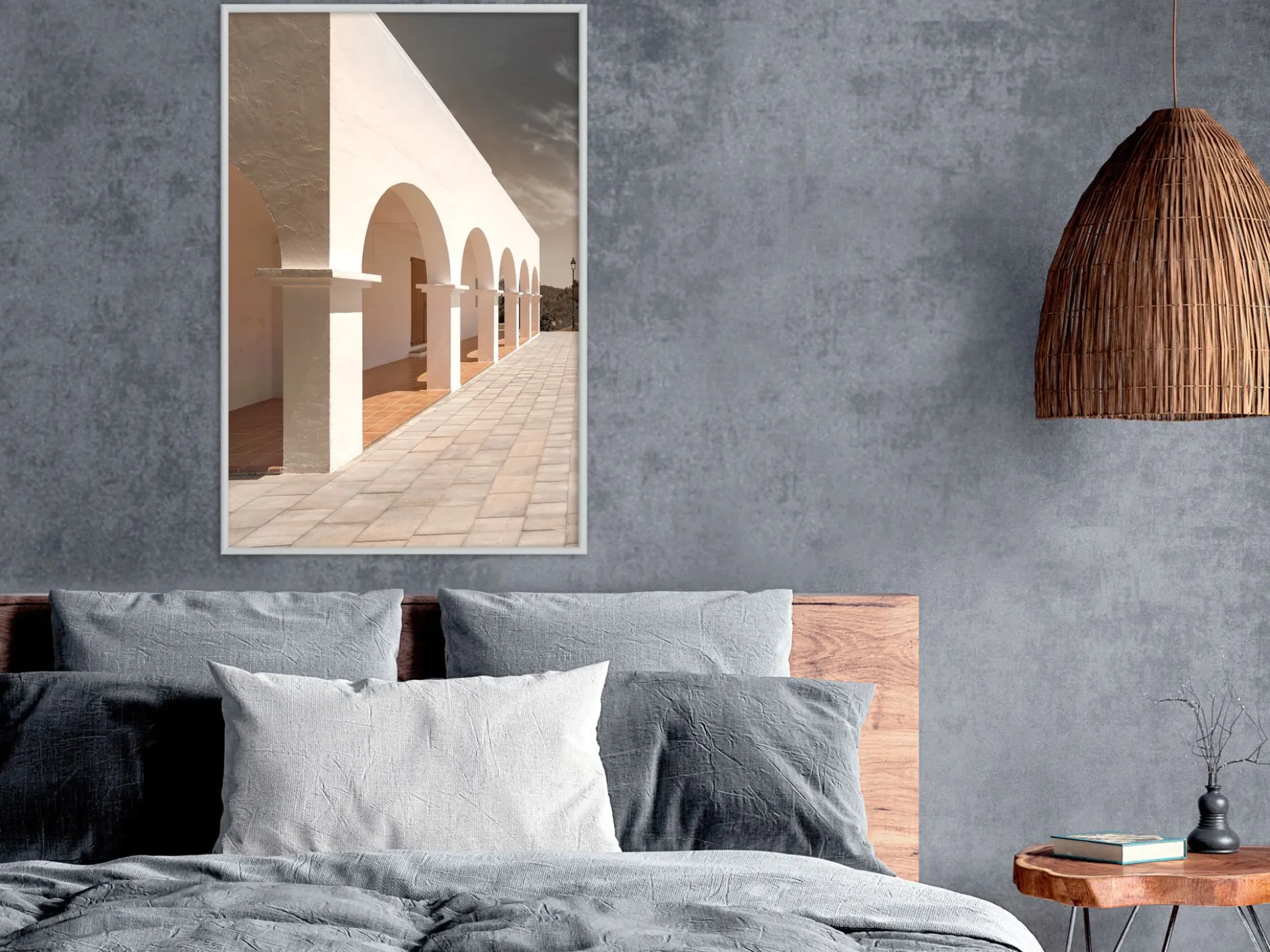 Poster 'Sunny Colonnade'