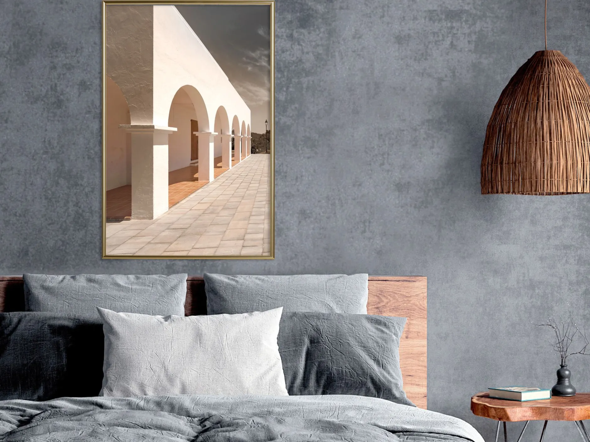 Poster 'Sunny Colonnade'