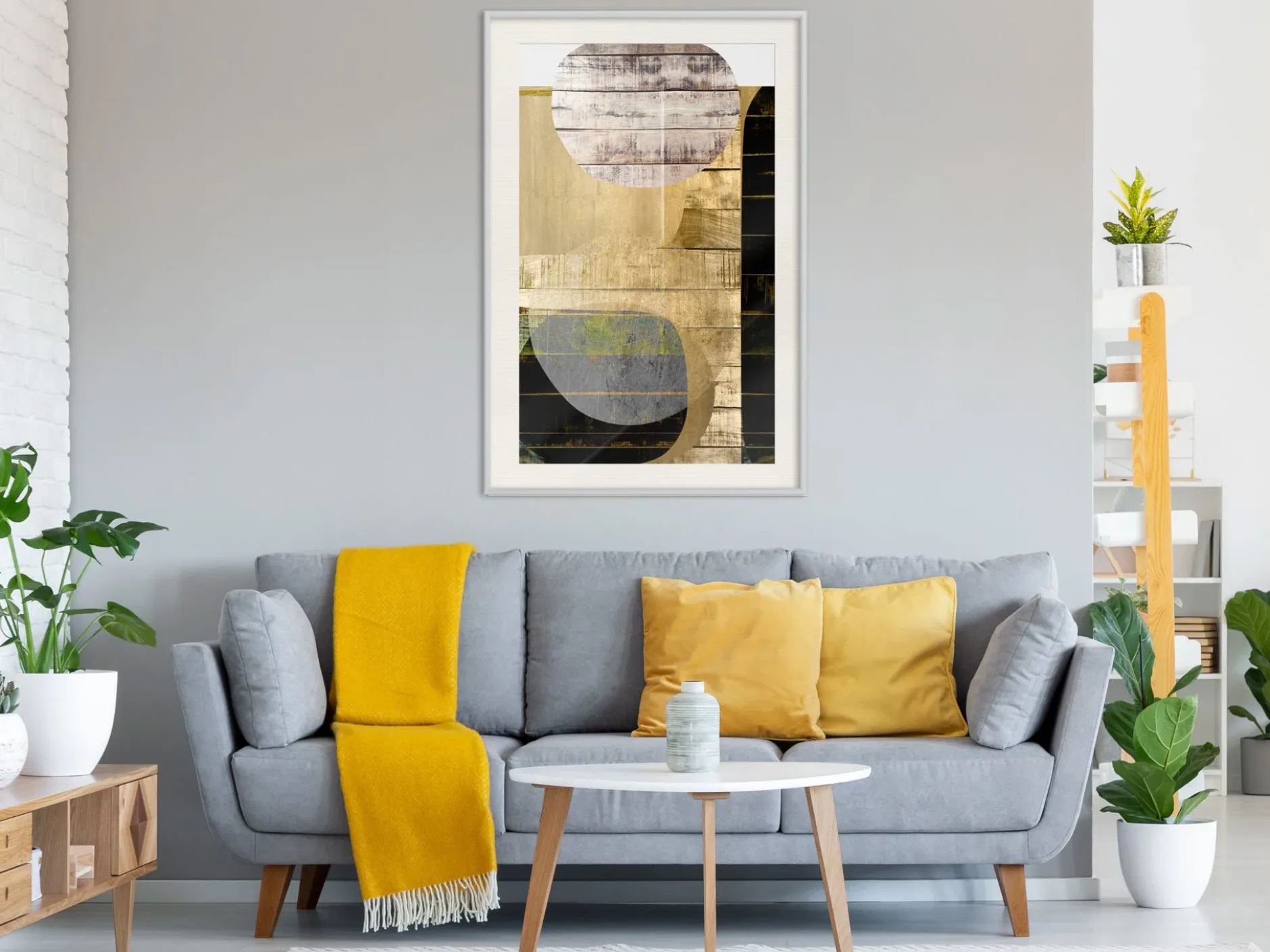 Poster 'Sunny Living Room'