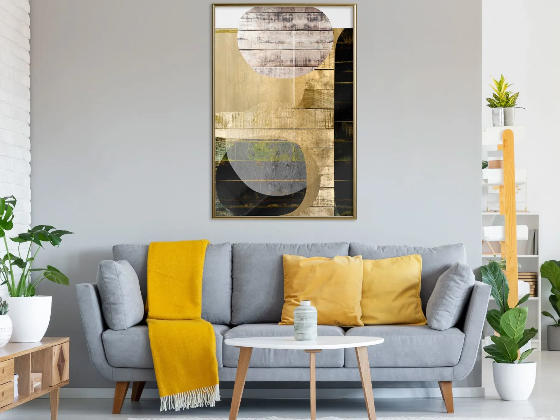 Poster 'Sunny Living Room'