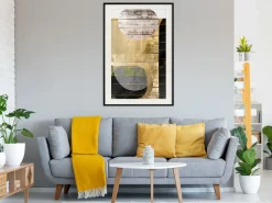 Poster 'Sunny Living Room'