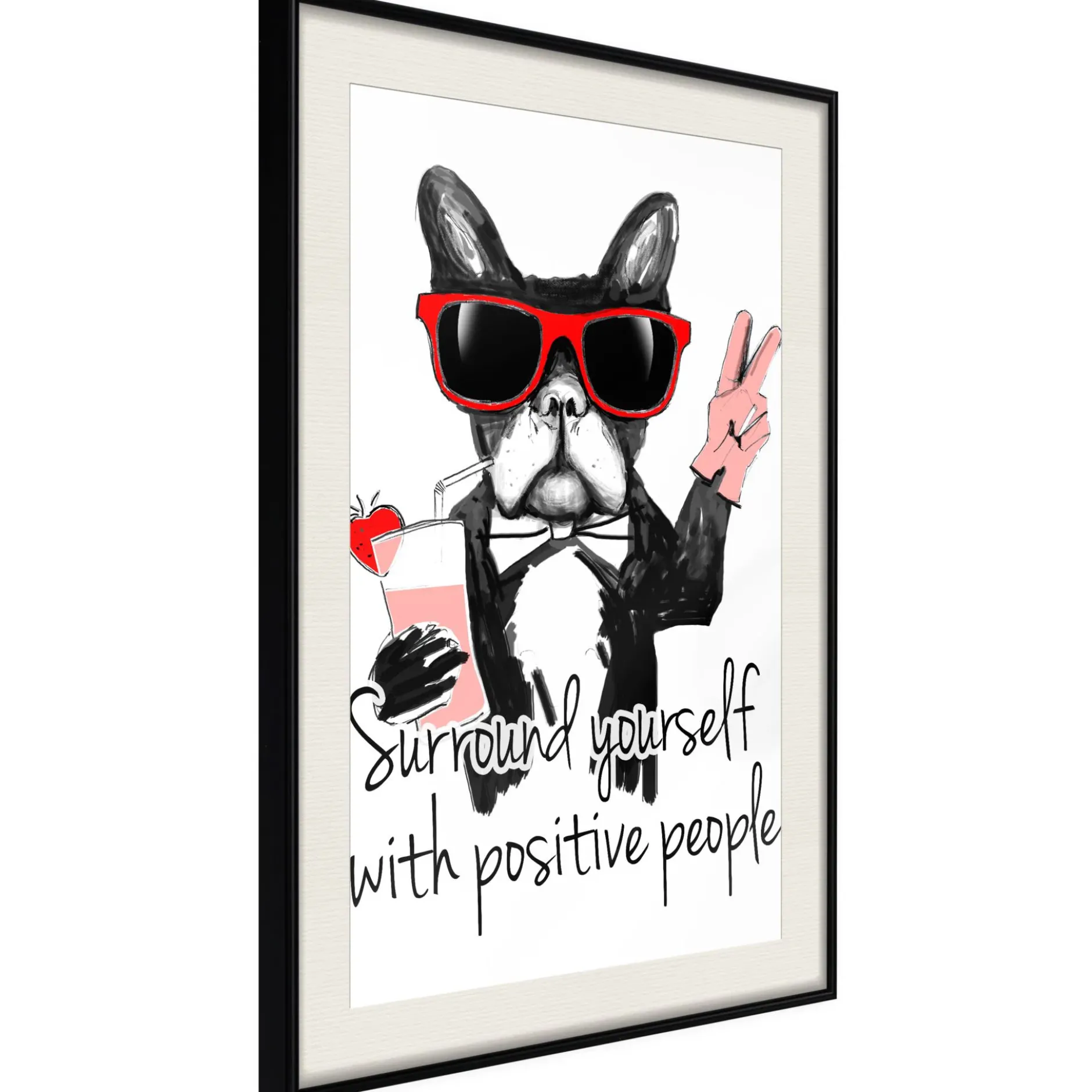 Poster 'Surround Yourself With Positive People'