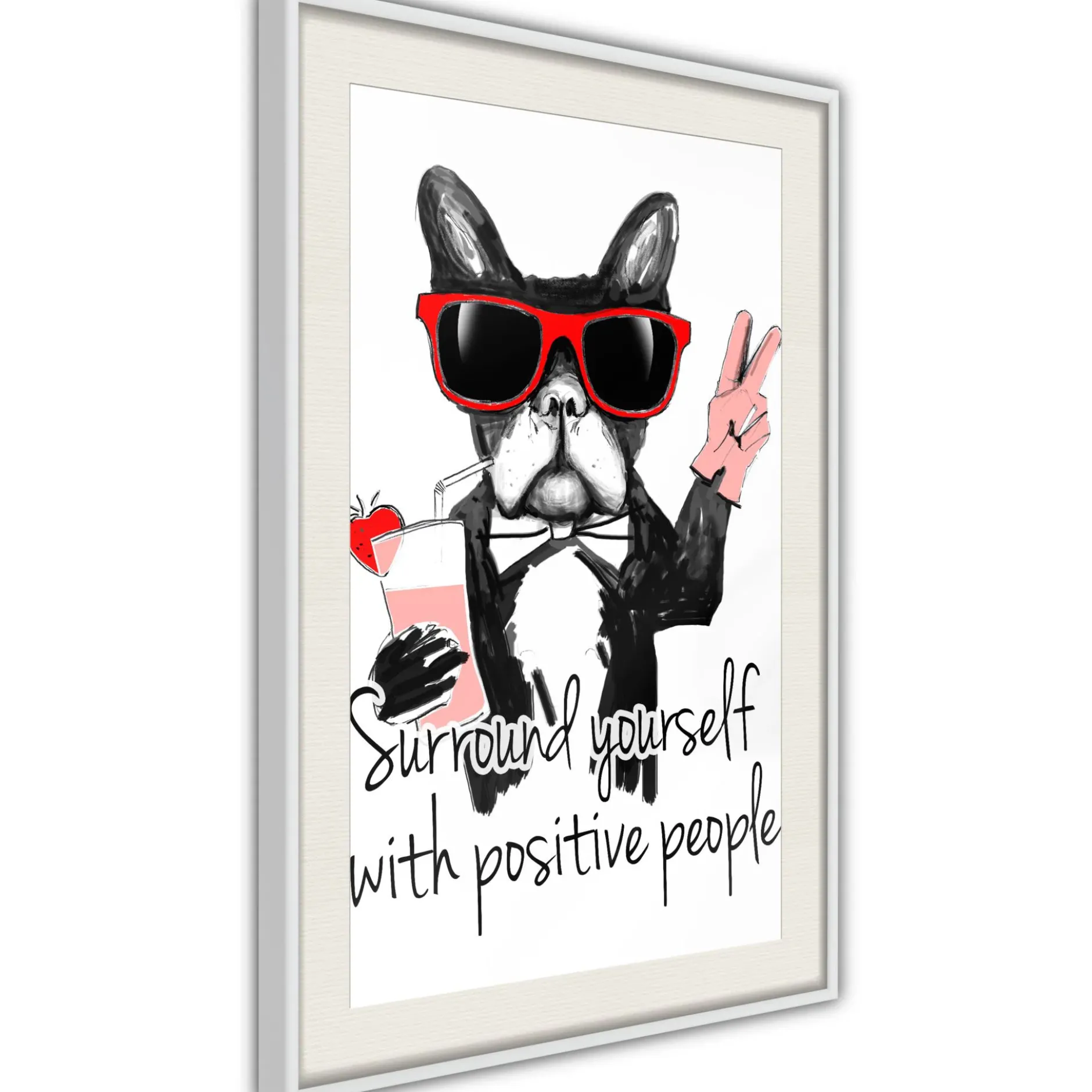 Poster 'Surround Yourself With Positive People'
