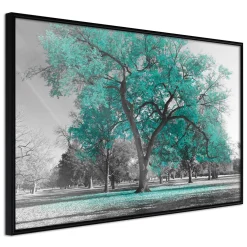 Poster 'Teal Tree'