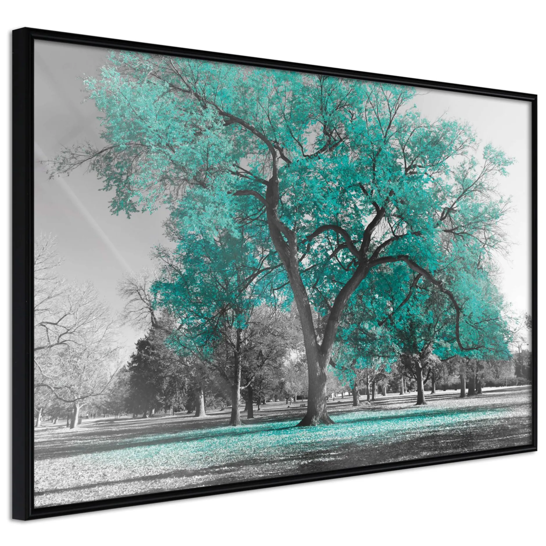 Poster 'Teal Tree'
