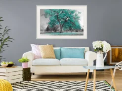 Poster 'Teal Tree'