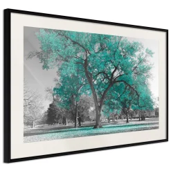 Poster 'Teal Tree'