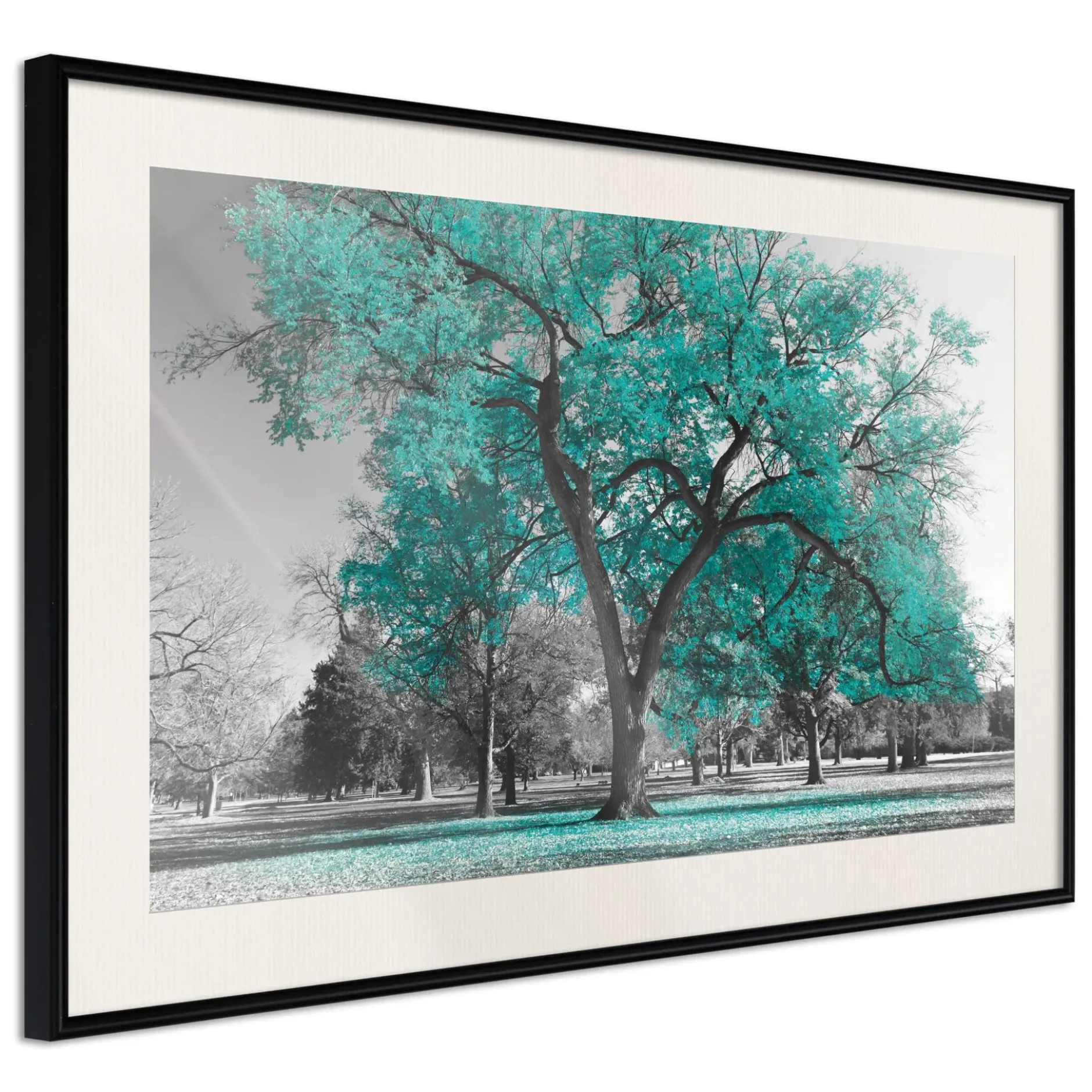 Poster 'Teal Tree'