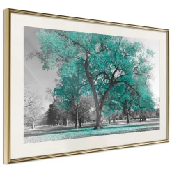Poster 'Teal Tree'