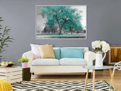 Poster 'Teal Tree'