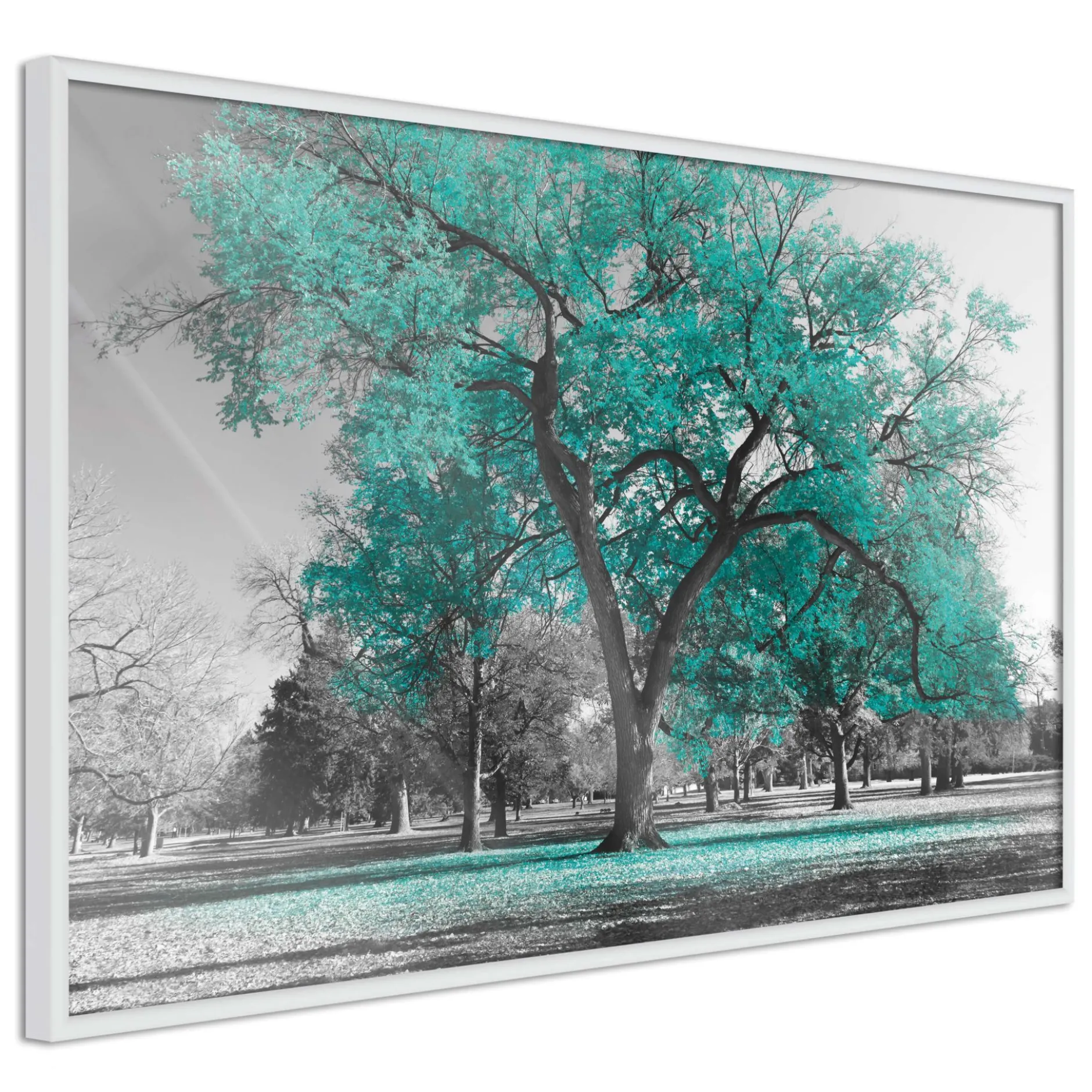 Poster 'Teal Tree'