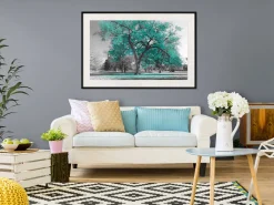 Poster 'Teal Tree'