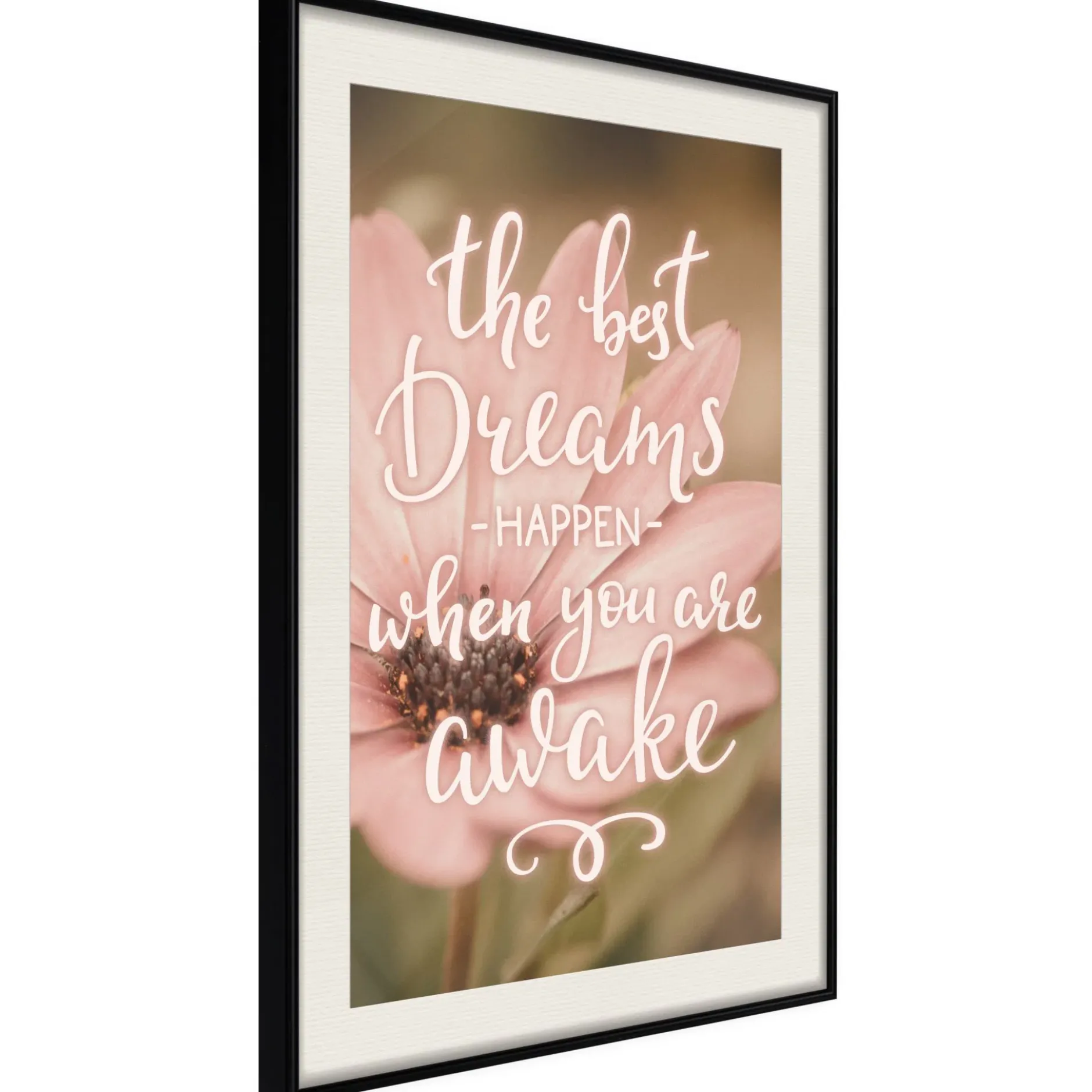 Poster 'The Best Dreams Happen When You Are Awake'
