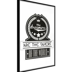 Poster 'The Dreamers Are the Saviors of the World'