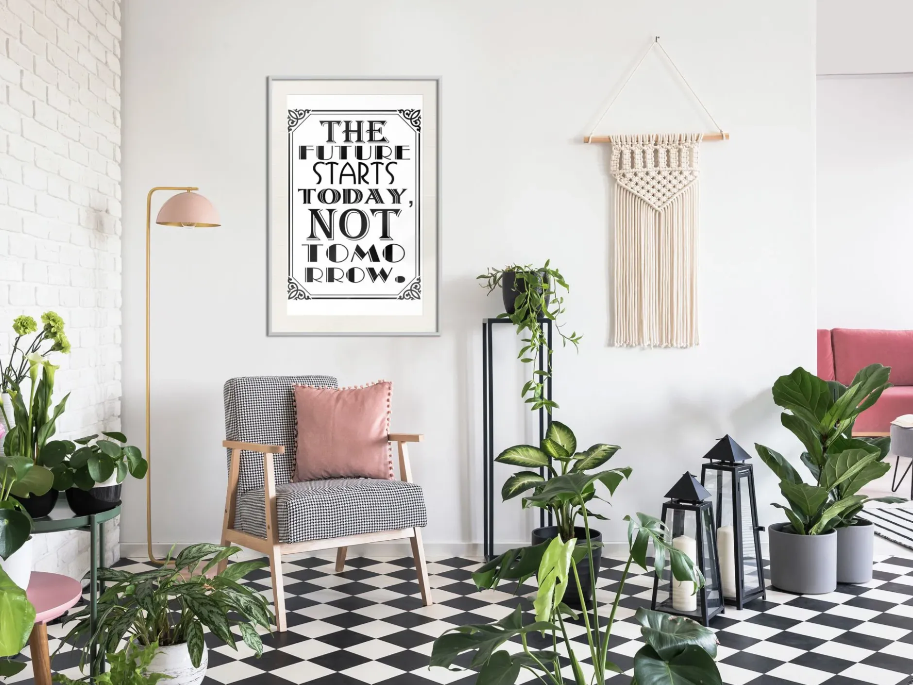 Poster 'The Future Starts Today Not Tomorrow'