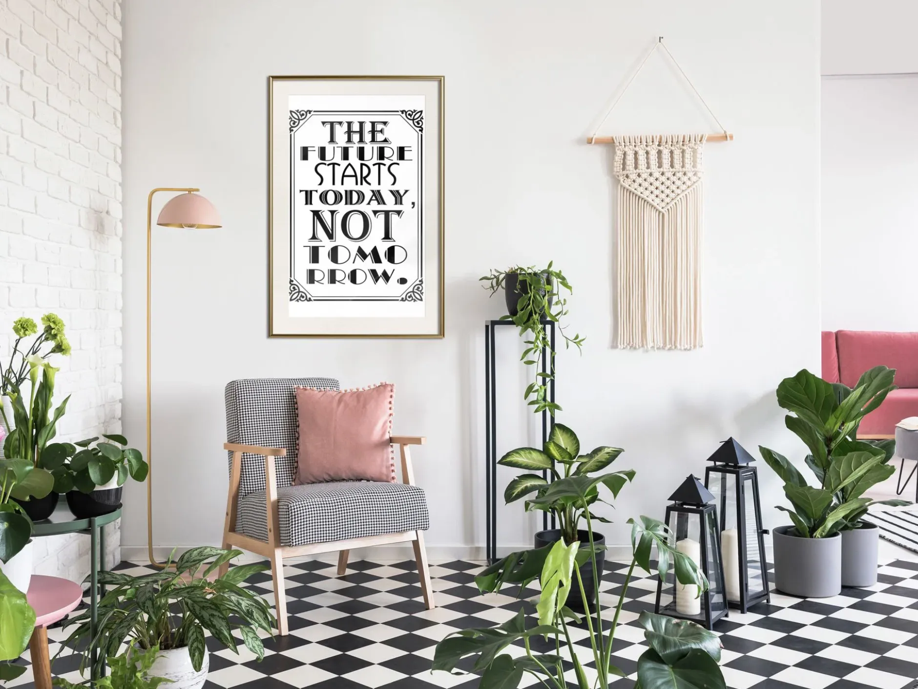 Poster 'The Future Starts Today Not Tomorrow'