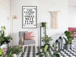 Poster 'The Future Starts Today Not Tomorrow'