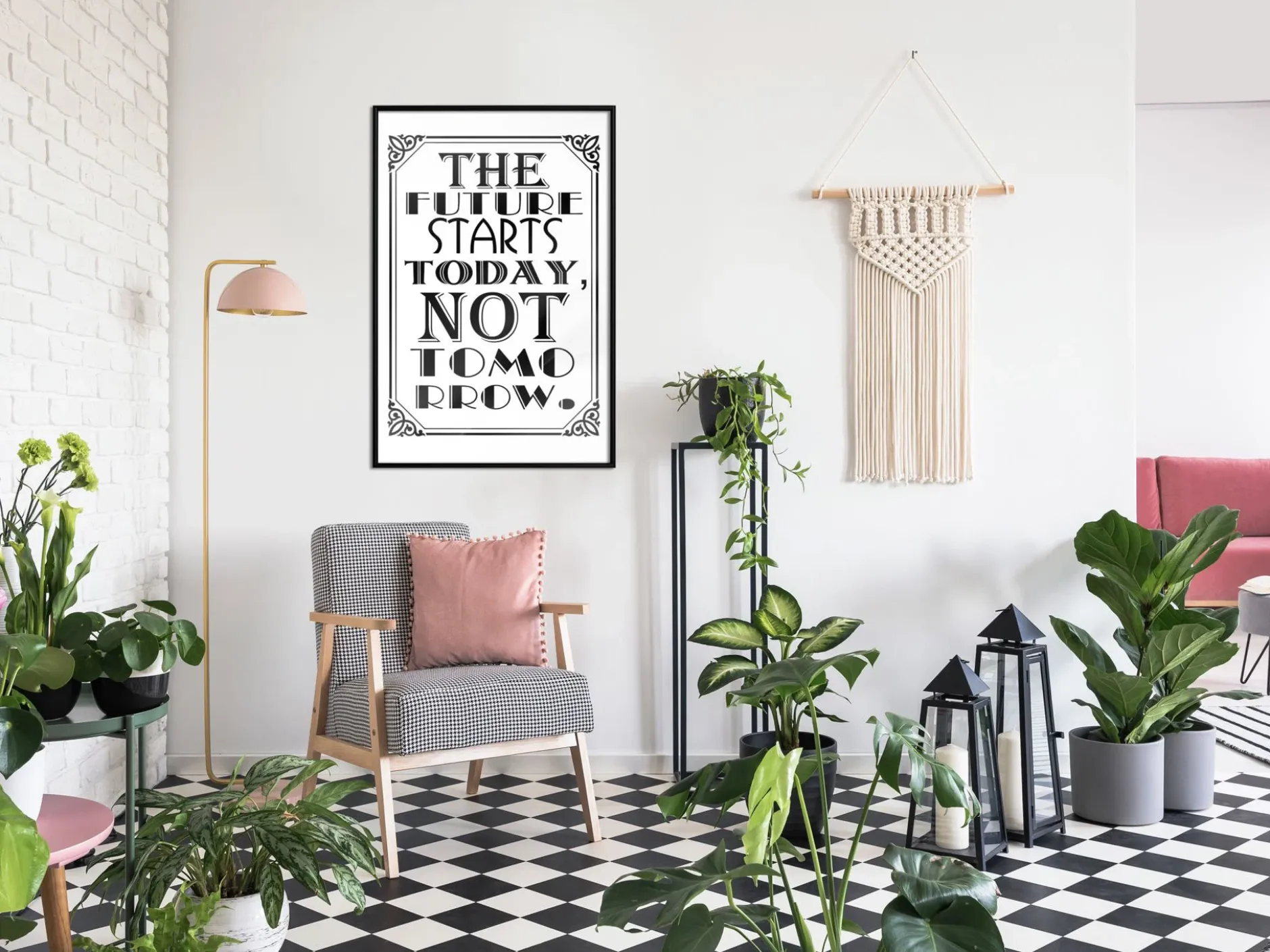 Poster 'The Future Starts Today Not Tomorrow'