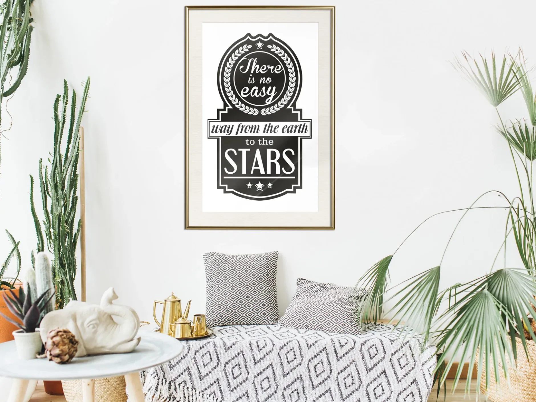 Poster 'There Is No Easy Way From The Earth To The Stars'