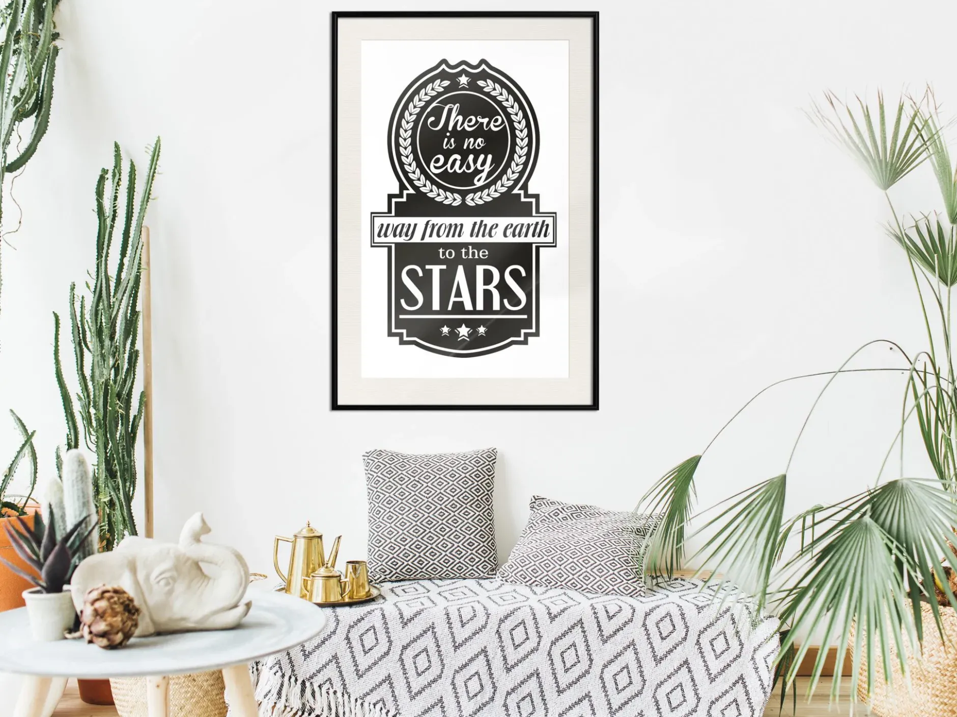 Poster 'There Is No Easy Way From The Earth To The Stars'