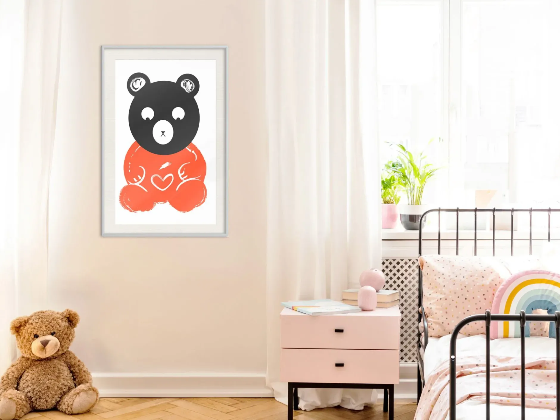 Poster 'Thoughtful Bear'