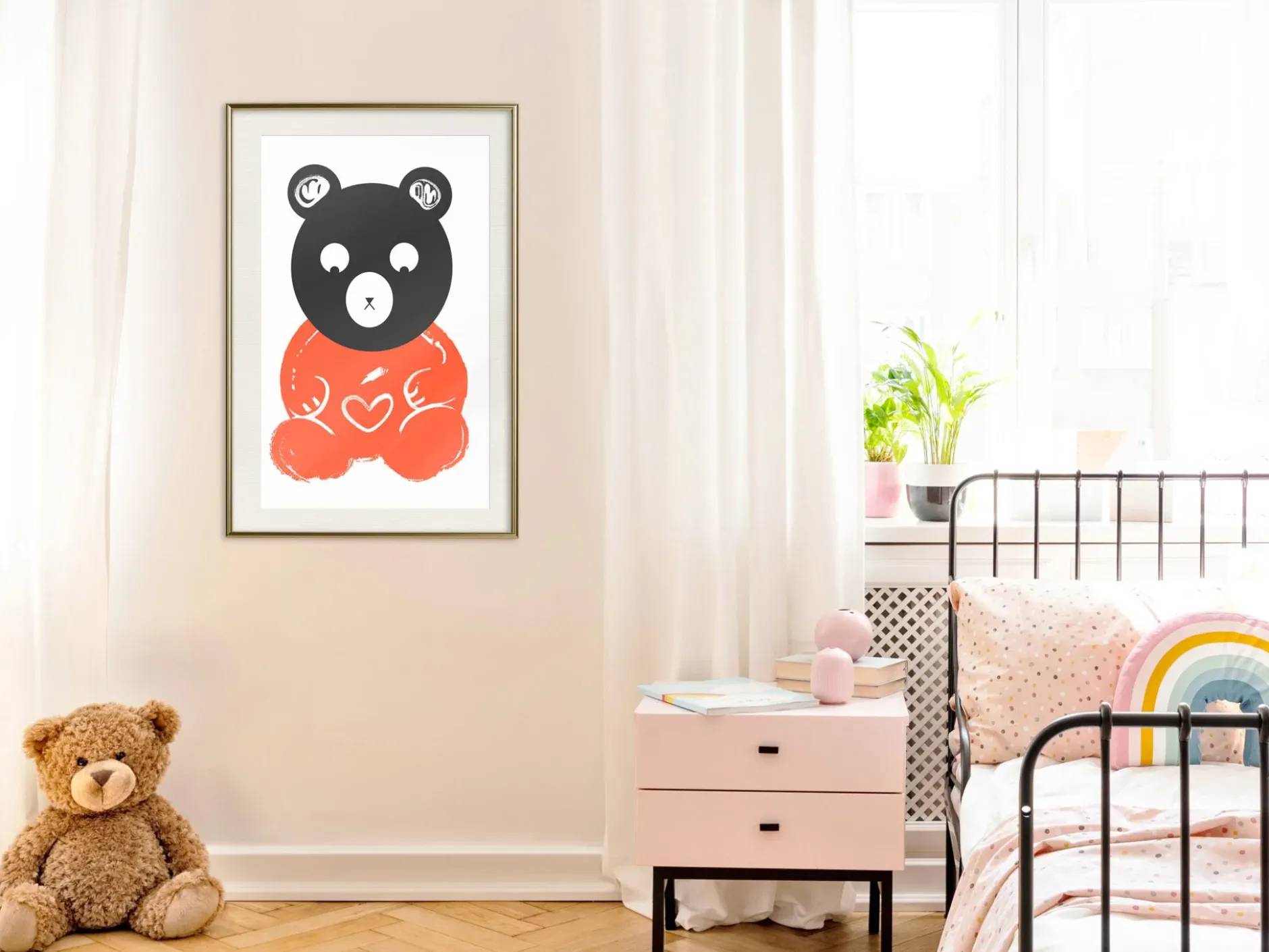 Poster 'Thoughtful Bear'