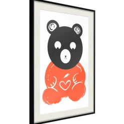 Poster 'Thoughtful Bear'