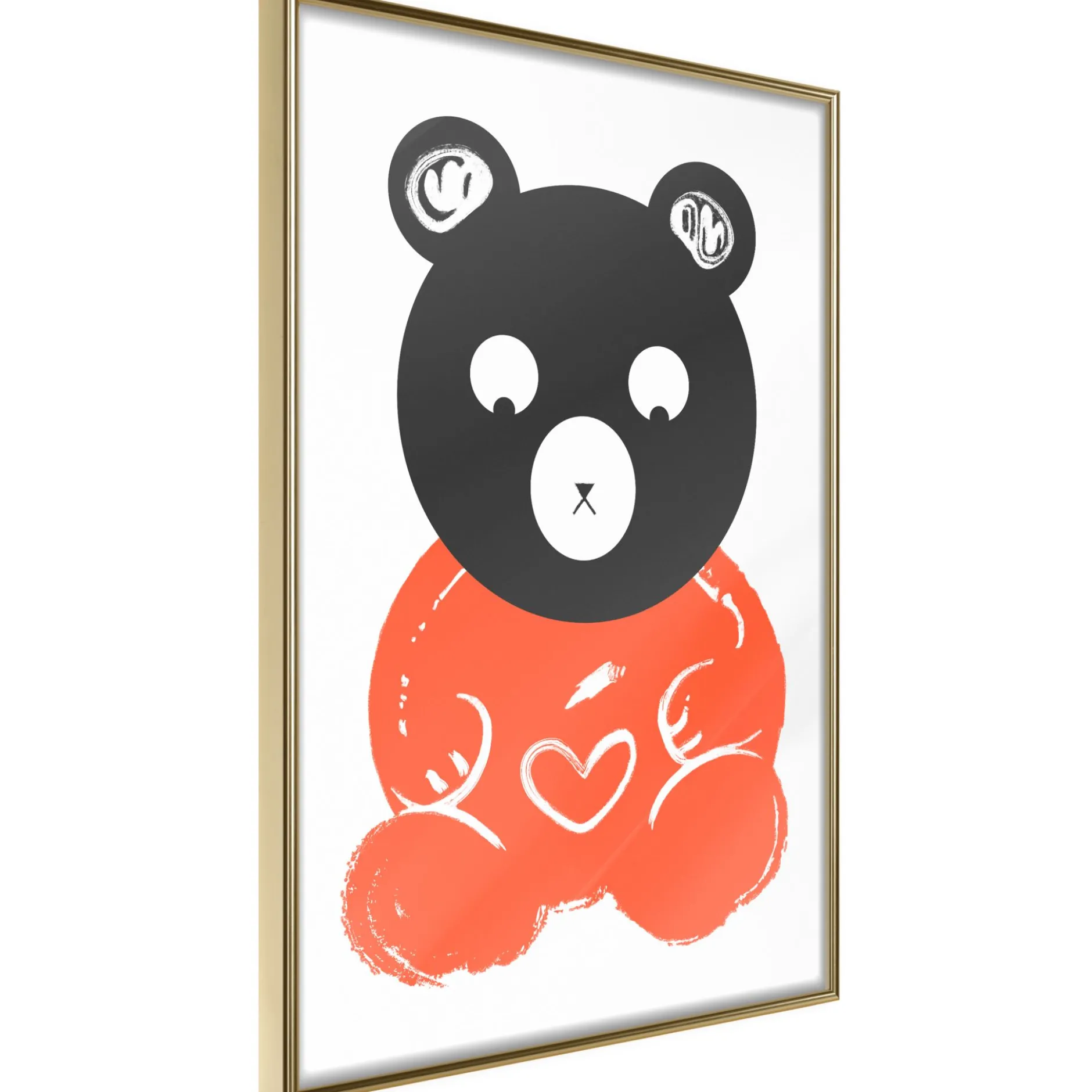 Poster 'Thoughtful Bear'
