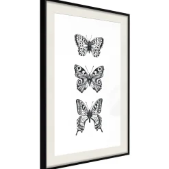 Poster 'Three Butterflies'