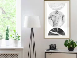 Poster 'Three Shades of Marble'