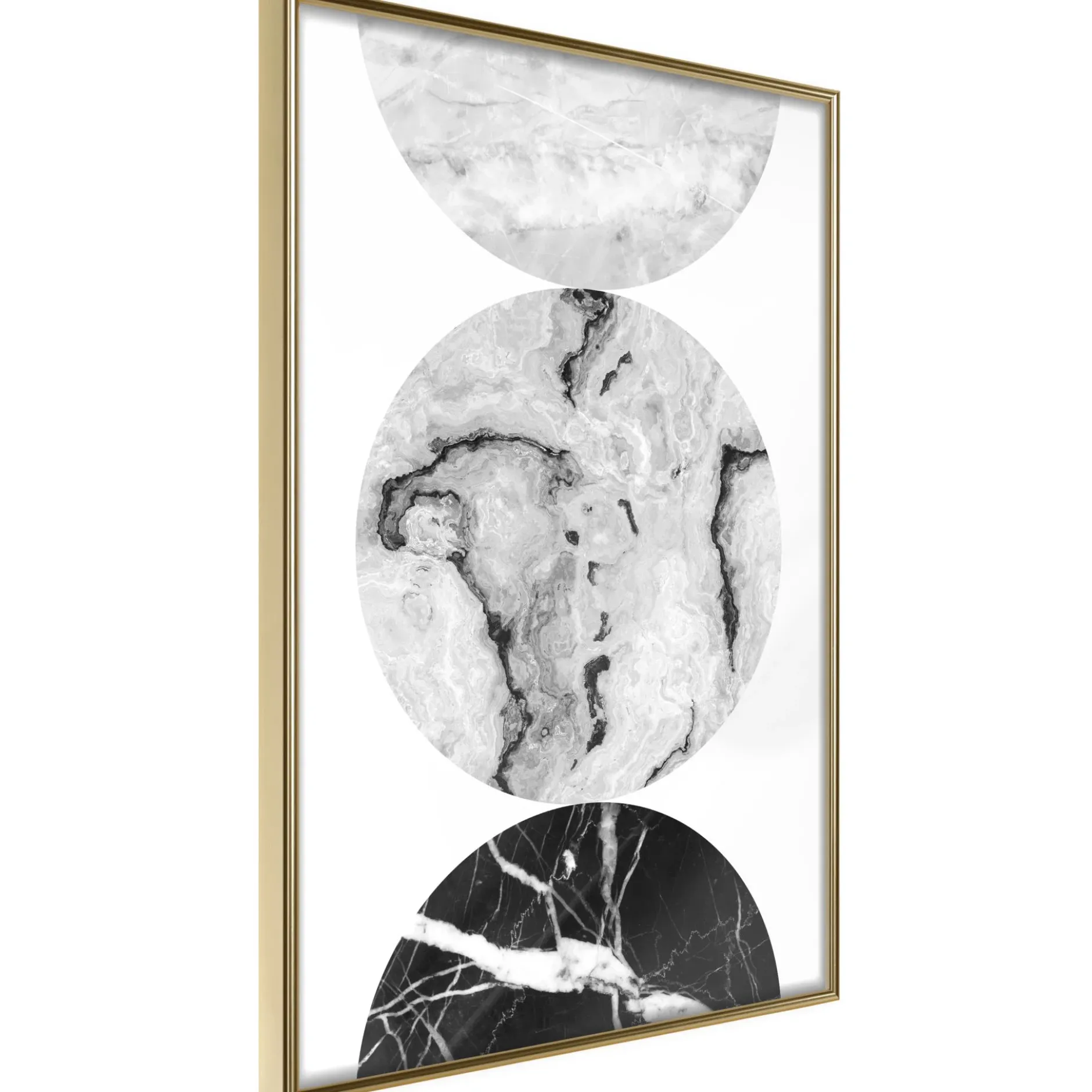 Poster 'Three Shades of Marble'