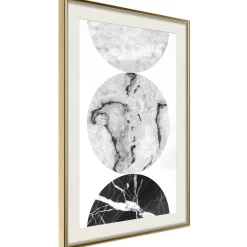 Poster 'Three Shades of Marble'